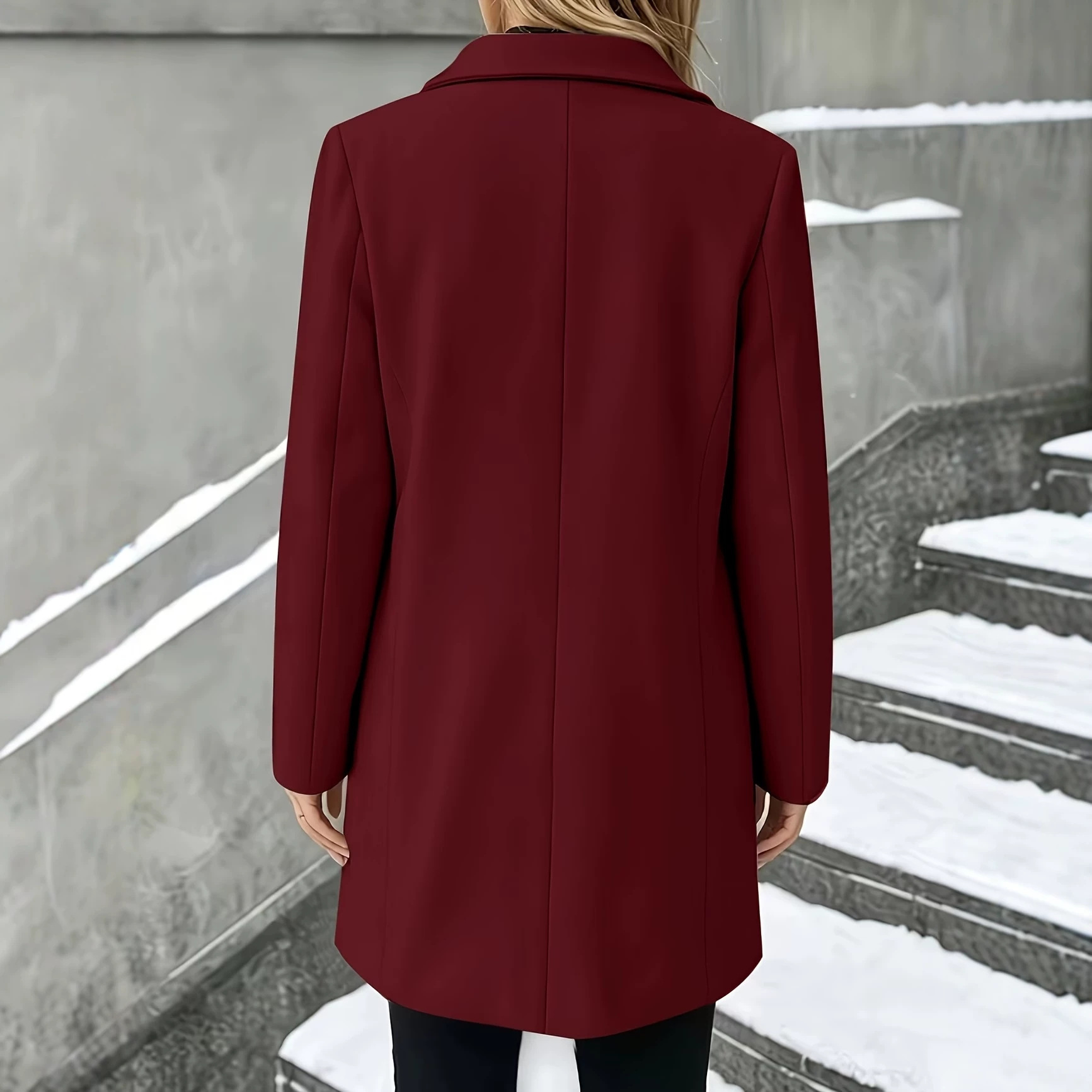 Women's Classic-Cut Lapel Coat – New for Autumn 2026