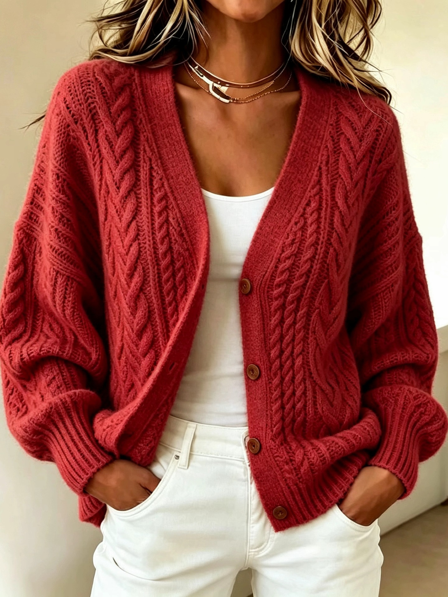 🔥Last day: 50% off-The Cozy Heritage Cardigan
