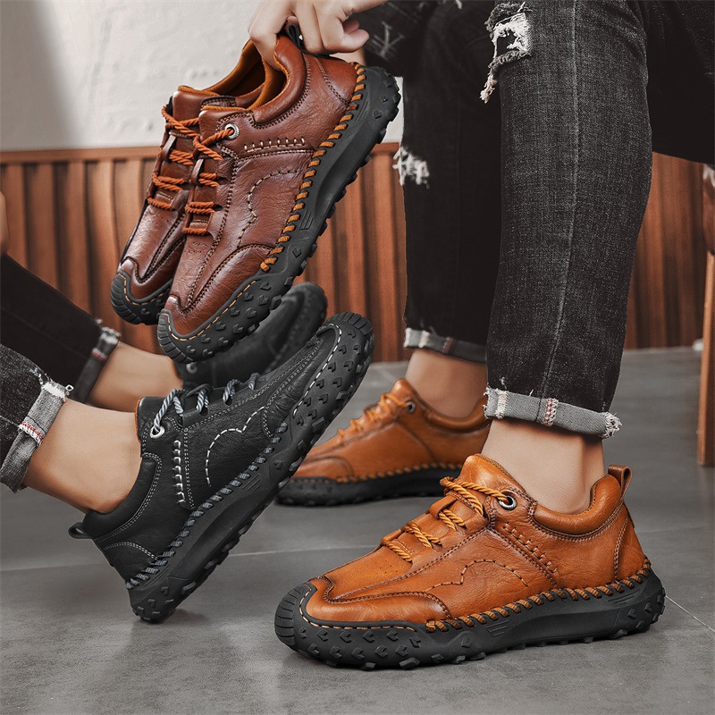 🔥Last day 50% off 🔥Men's   Genuine Leather Non-Slip Loafers with Arch Support