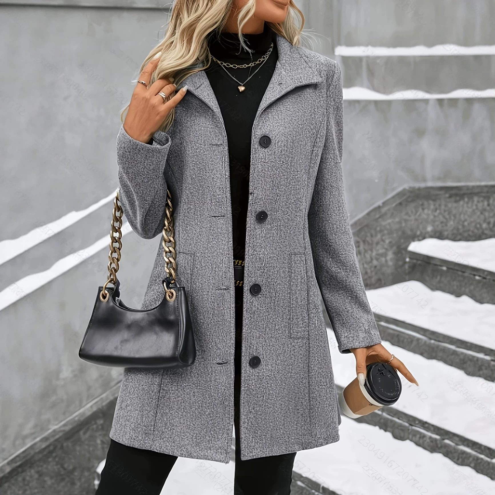 Women's Classic-Cut Lapel Coat – New for Autumn 2026