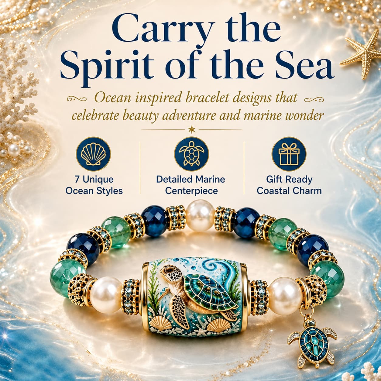 🔥Last day: 50% off-🌊Ocean Guardians Keepsake Bracelet Collection