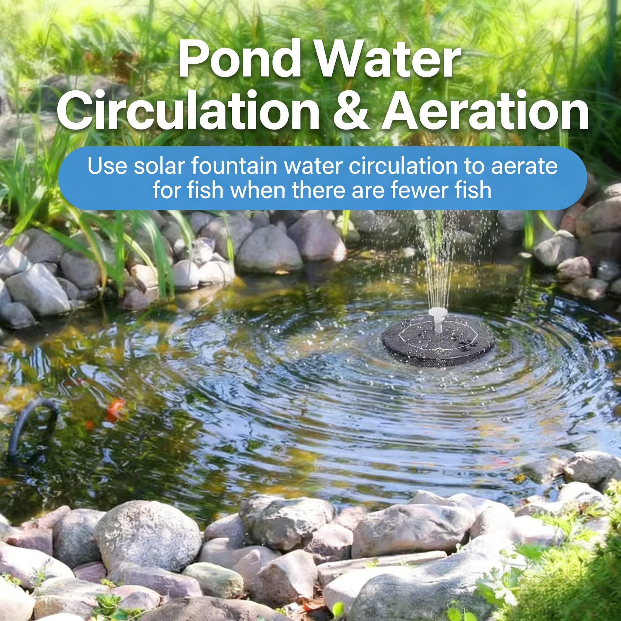 Solar-Powered LED Pool Fountain - Perfect Upgrade for Your Swimming Pool