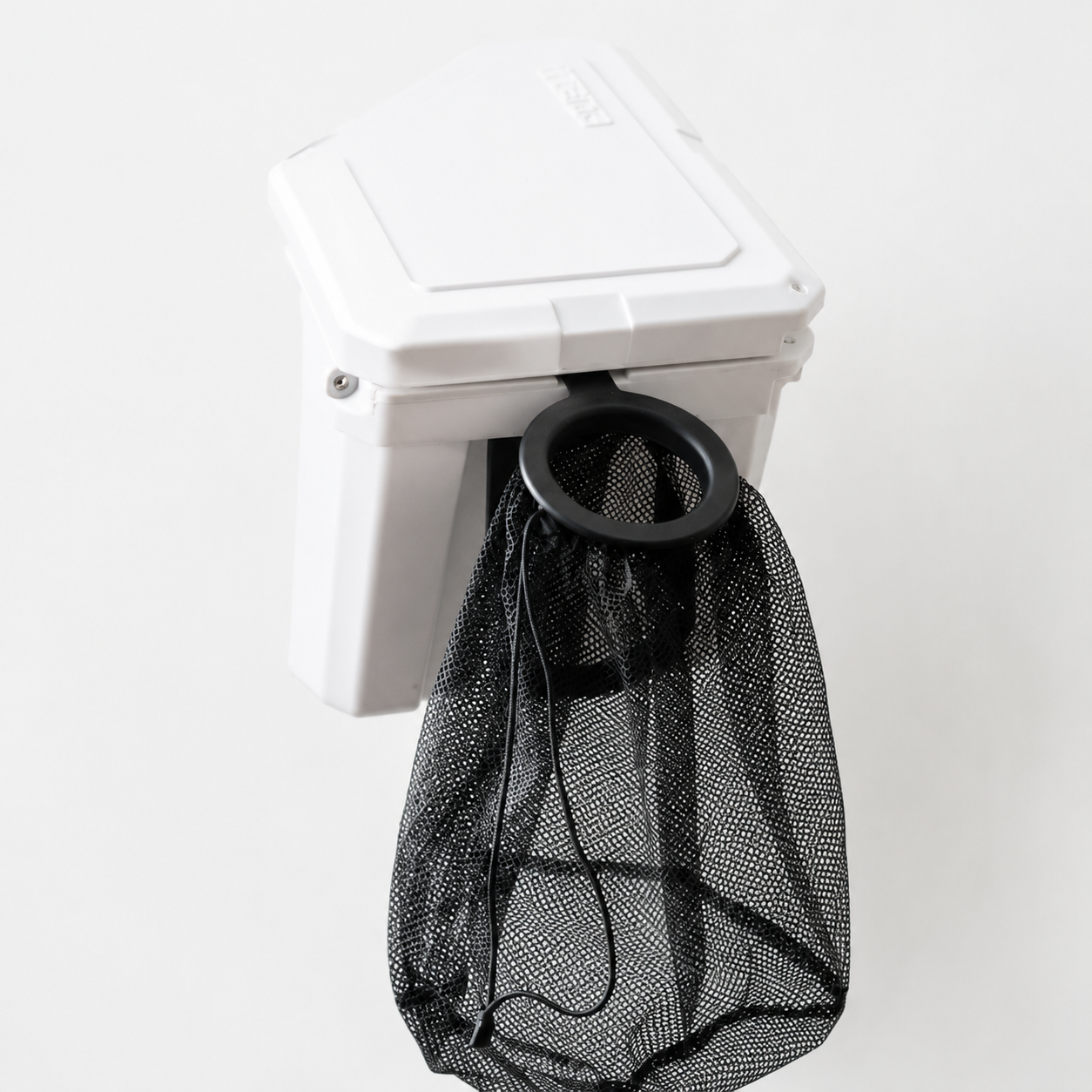 Cooler Can - Outdoor Cooler Trash Can Accessory - Matte Black Finish