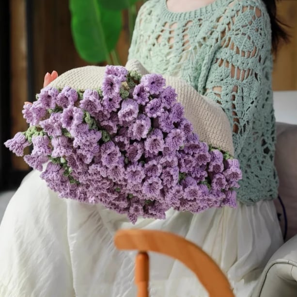 💝Thoughtful gift 50% OFF - Yarn DIY Bouquet & Blanket Material Kit