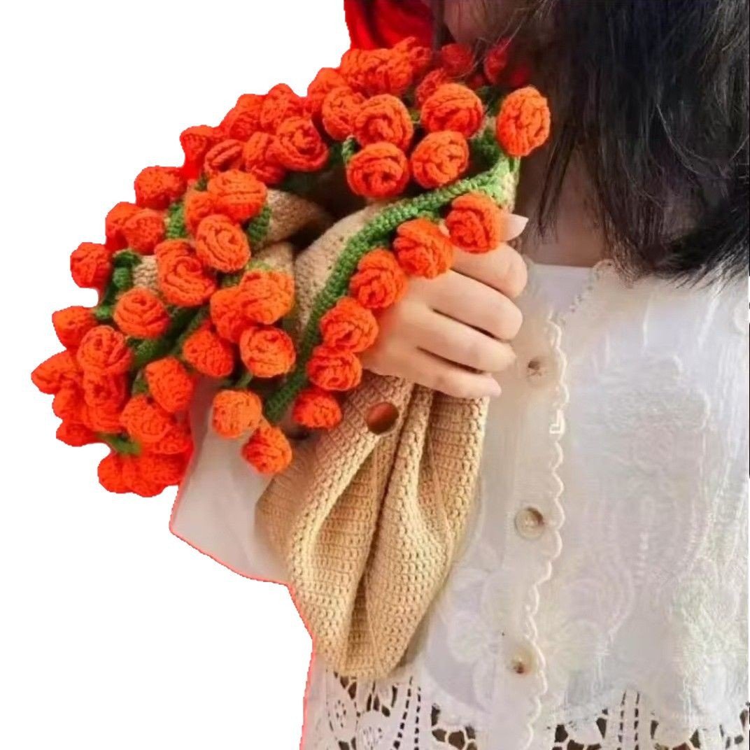 💝Thoughtful gift 50% OFF - Yarn DIY Bouquet & Blanket Material Kit