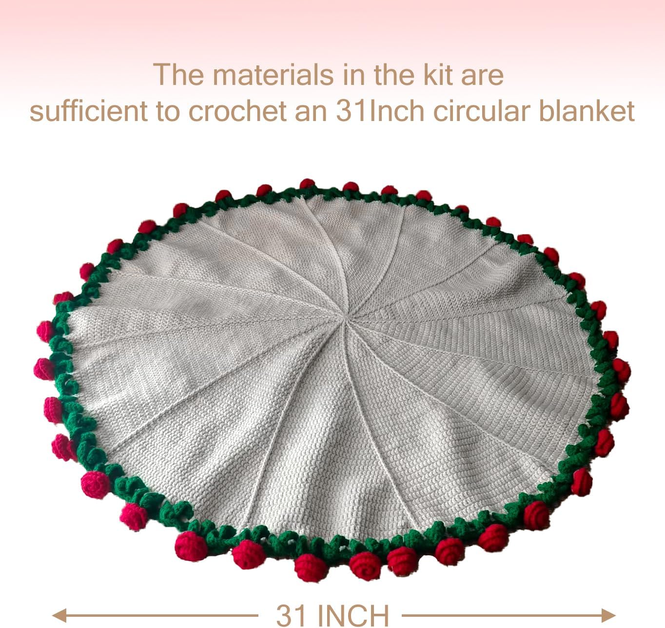 💝Thoughtful gift 50% OFF - Yarn DIY Bouquet & Blanket Material Kit