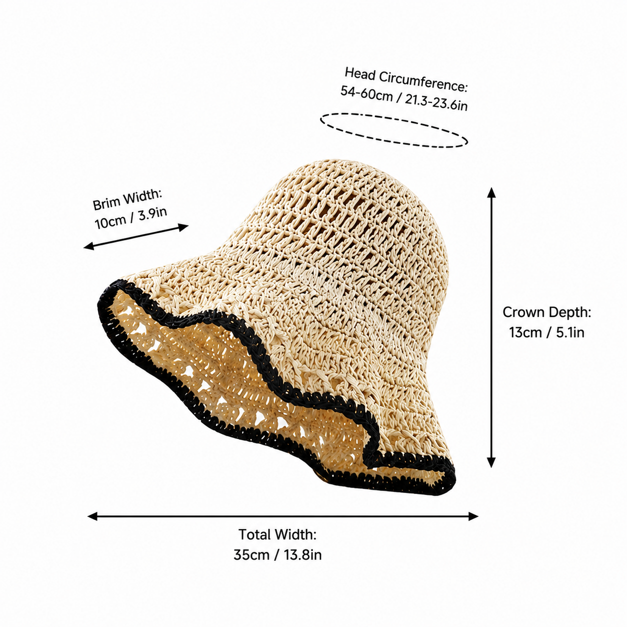 🔥Last day: 50% off-The Elegant Sun Hat Made for Timeless Summer Days