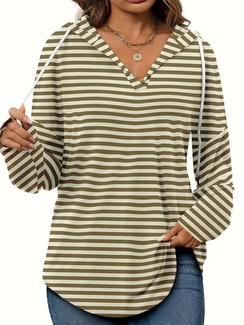 New Women's Autumn Plaid Hooded Long Top (2026)