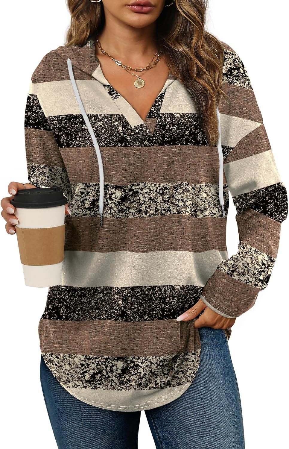 New Women's Autumn Plaid Hooded Long Top (2026)