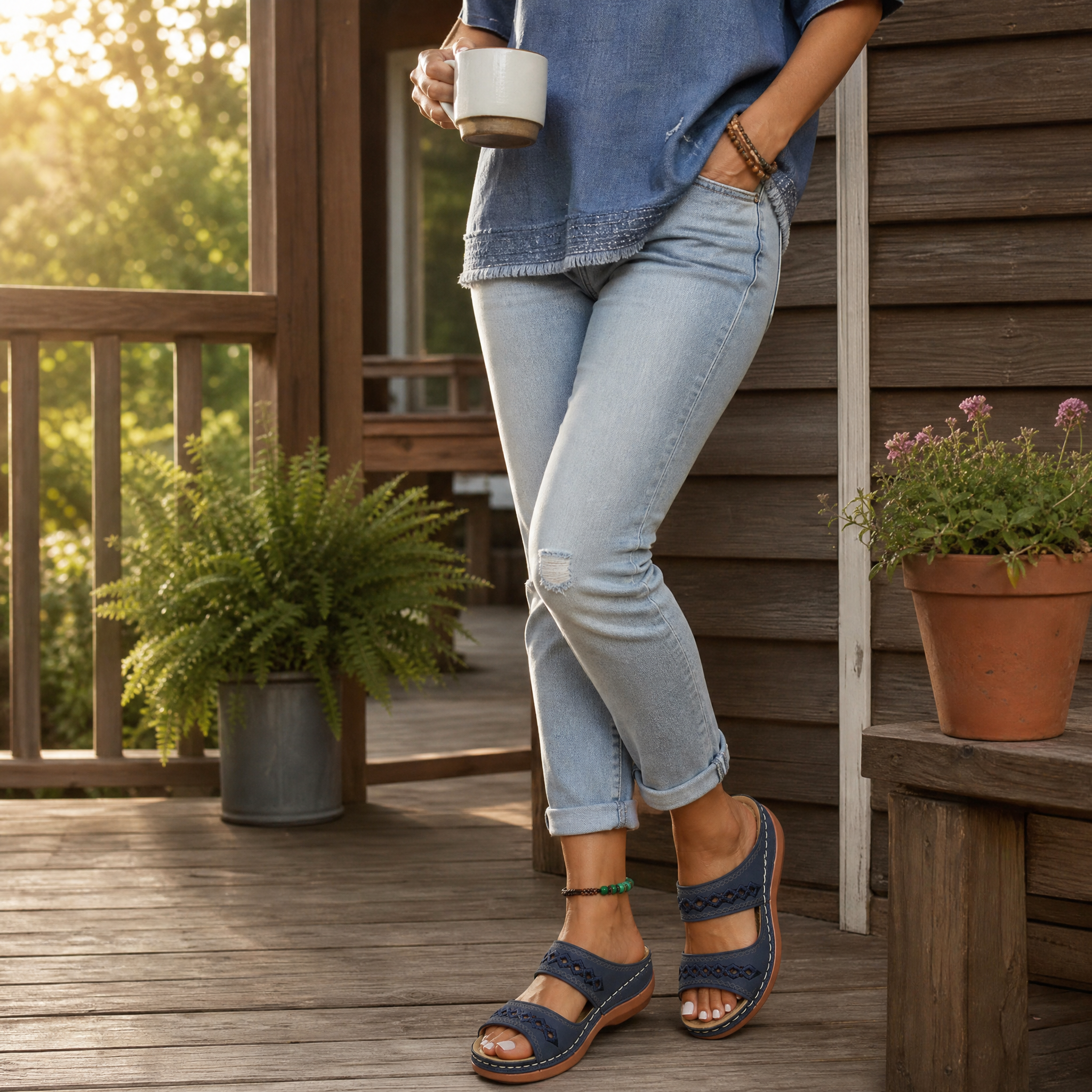 🔥Last day: 49%-Comfort Lift Orthopedic Wedge Sandals for All-Day Walking