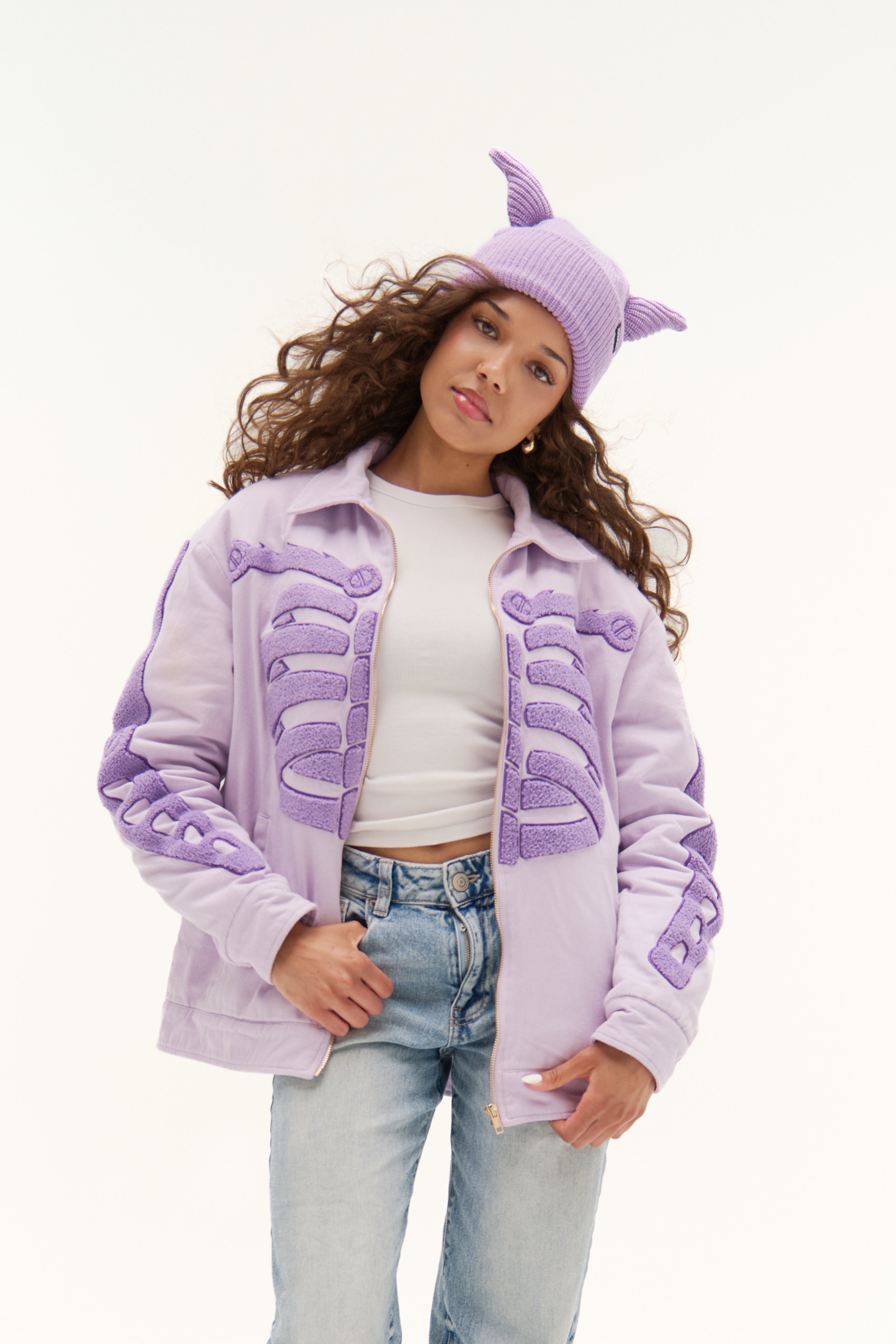 Purple Bone Jacket (Unisex)