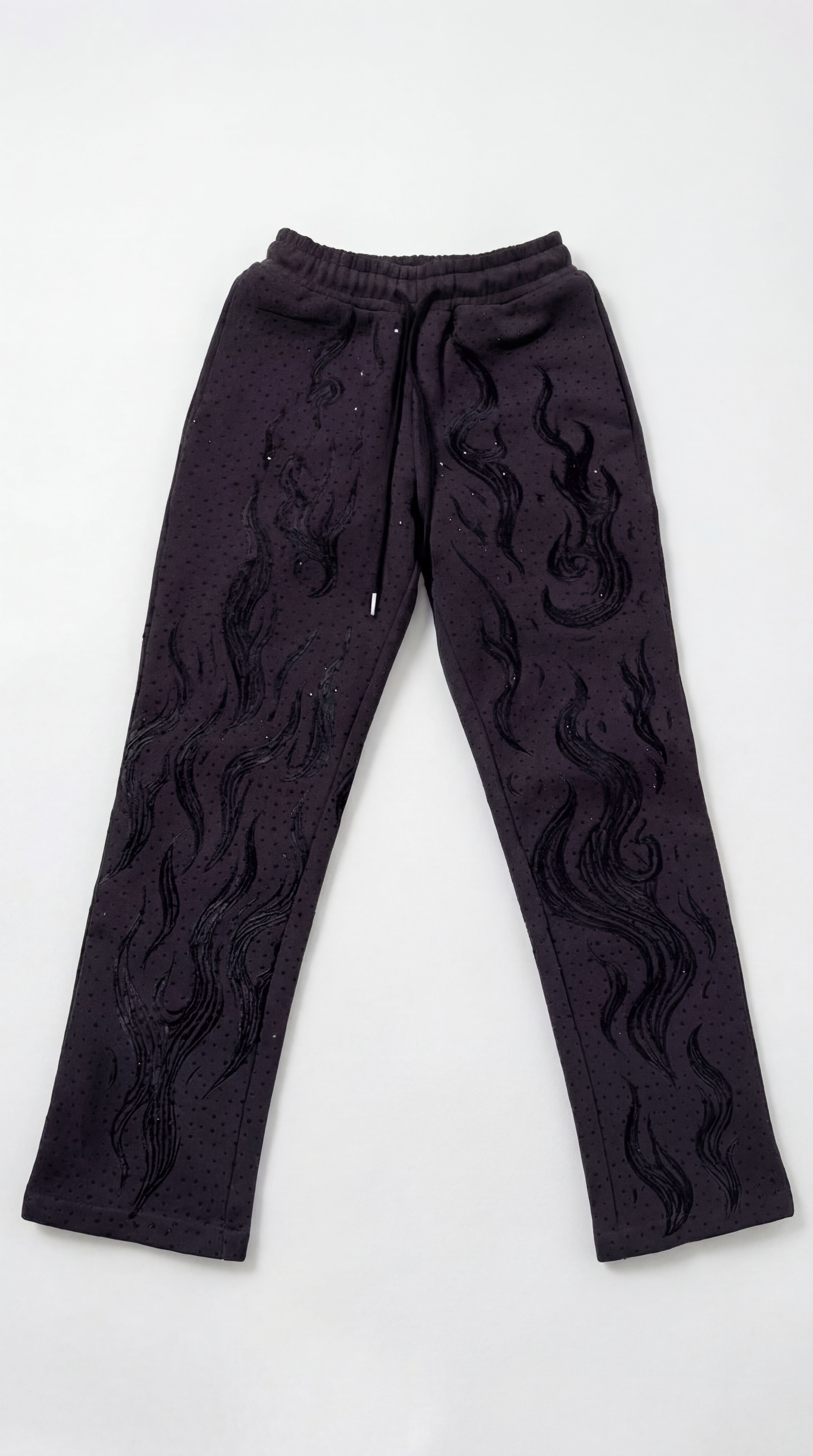 Black Flame Sweats (Unisex)