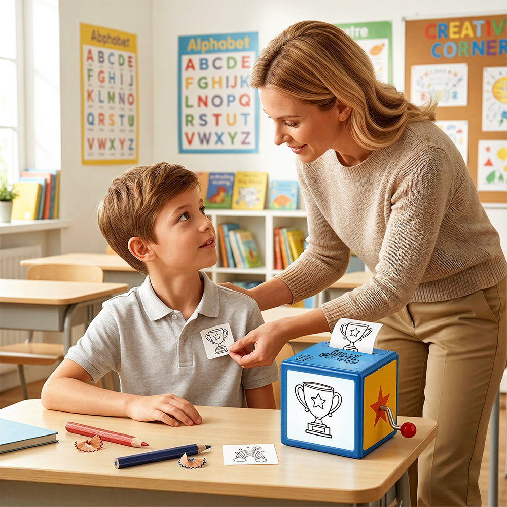 Lumi Rechargeable Sticker Printer Ideal for Classroom and Road Trips