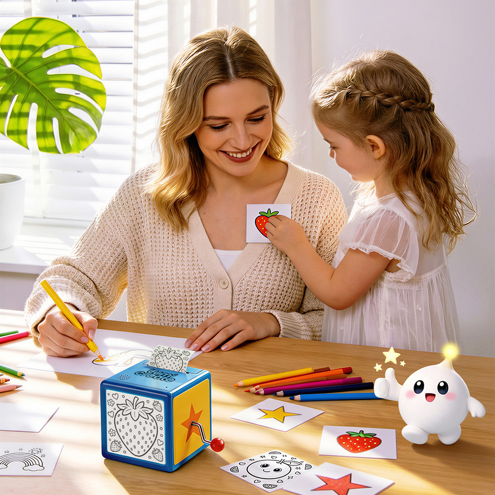 Lumi Voice Activated Sticker Printer Great for Family Creative Time
