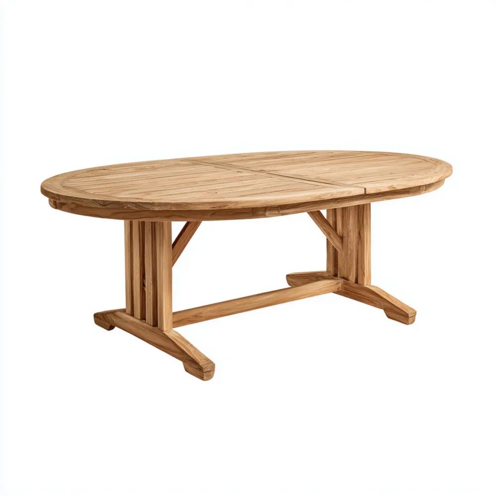 Tavolo da pranzo in legno massello 180x90x75 cm - Design classico-Relaxlano