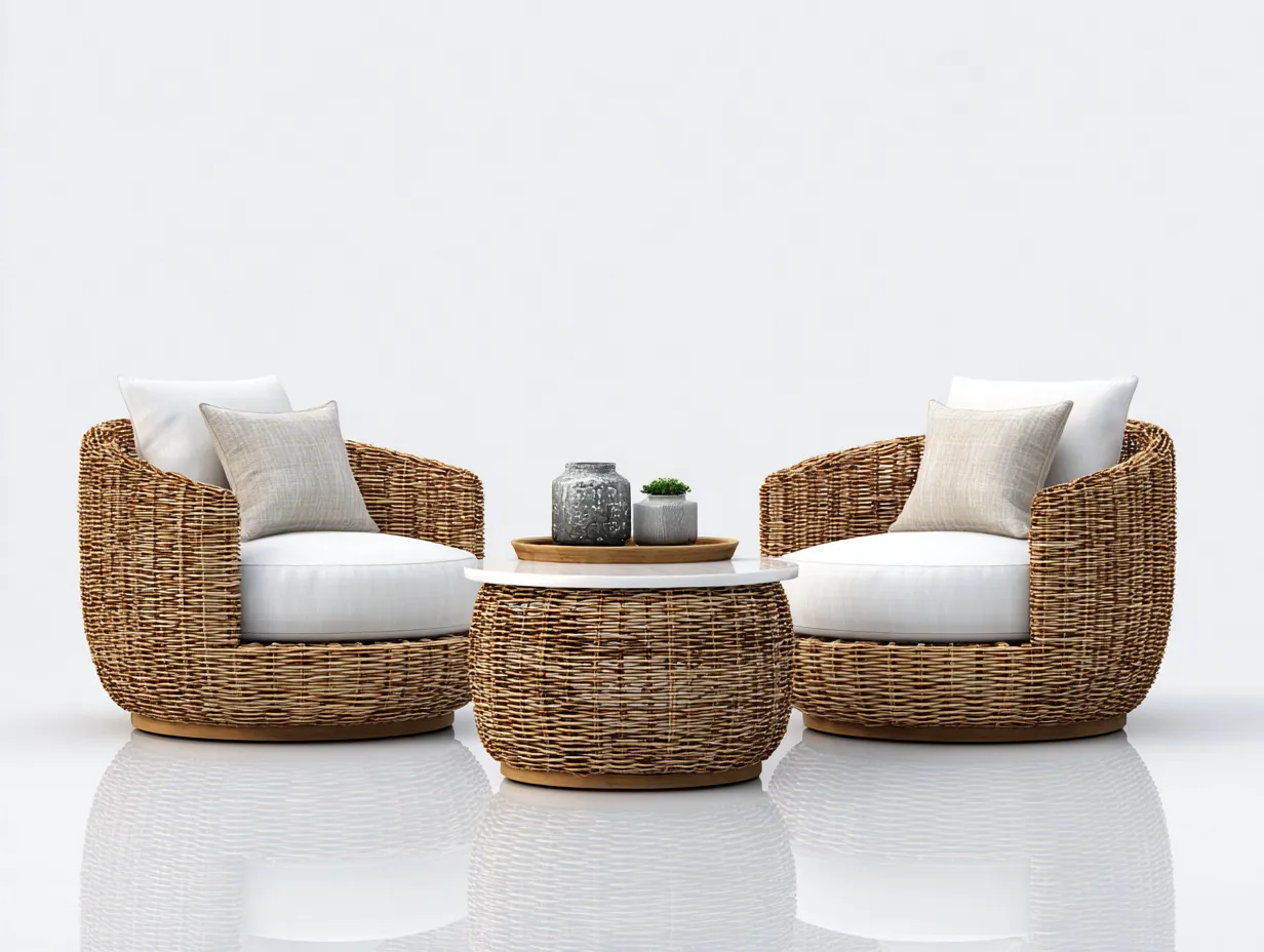 Divani da esterno-rattan sintetico-120x65x75 cm-marrone-design moderno-Nookmyhub
