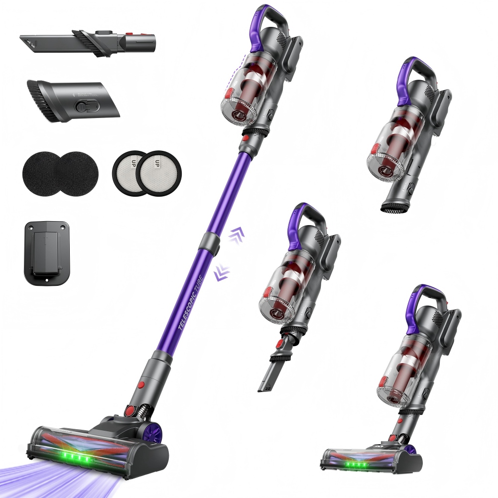 Erabros EV3 Cordless Vacuum Cleaner 450w 60Kpa Suction Power 60mins Cordless Vacuum