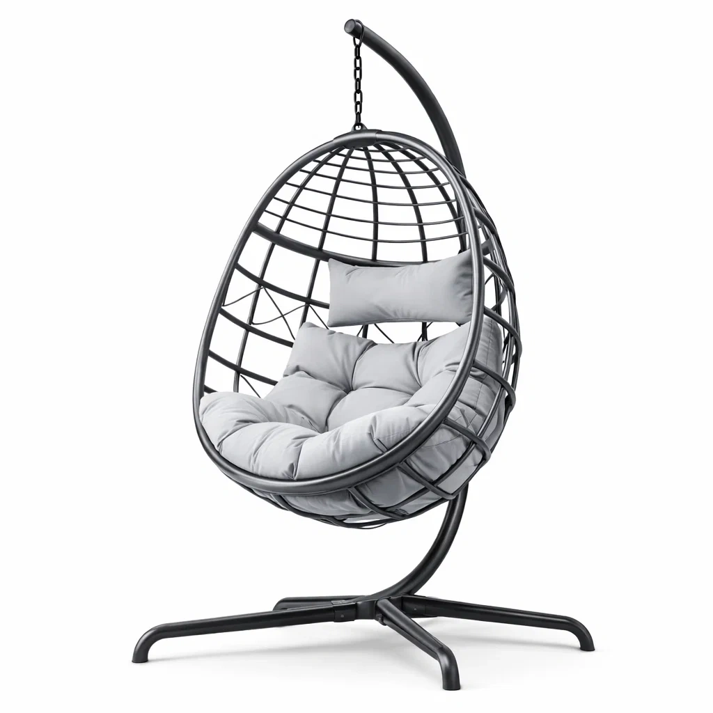 Seduta,Poltrona sospesa a uovo