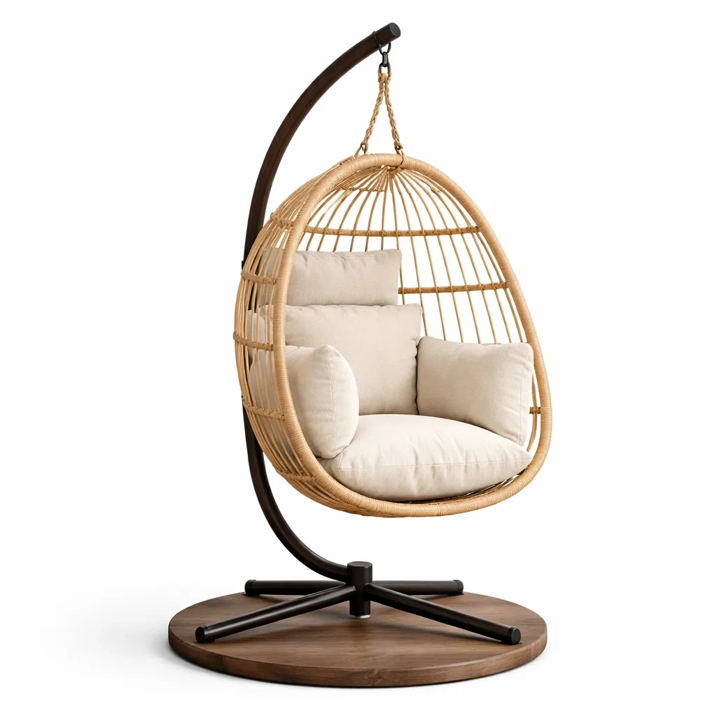 Seduta,Poltrona sospesa a uovo