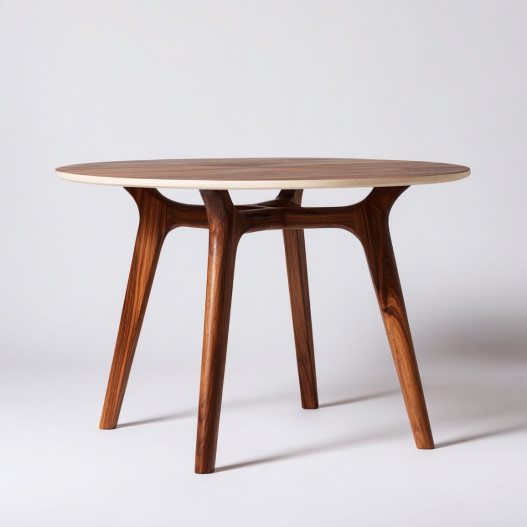 Table ronde noyer hévéa-Tov Furniture