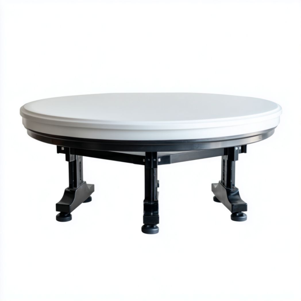 Table ronde automatique bois laqué-Medallion Furniture