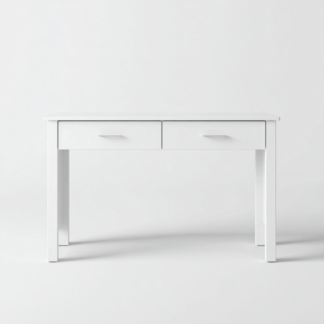 Bureau avec deux tiroirs en panneaux de bois peints-Famoc Furniture
