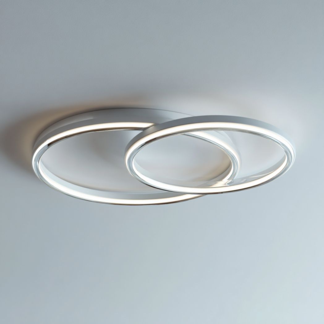 Plafonnier LED circulaire double de plafond-Famoc Furniture