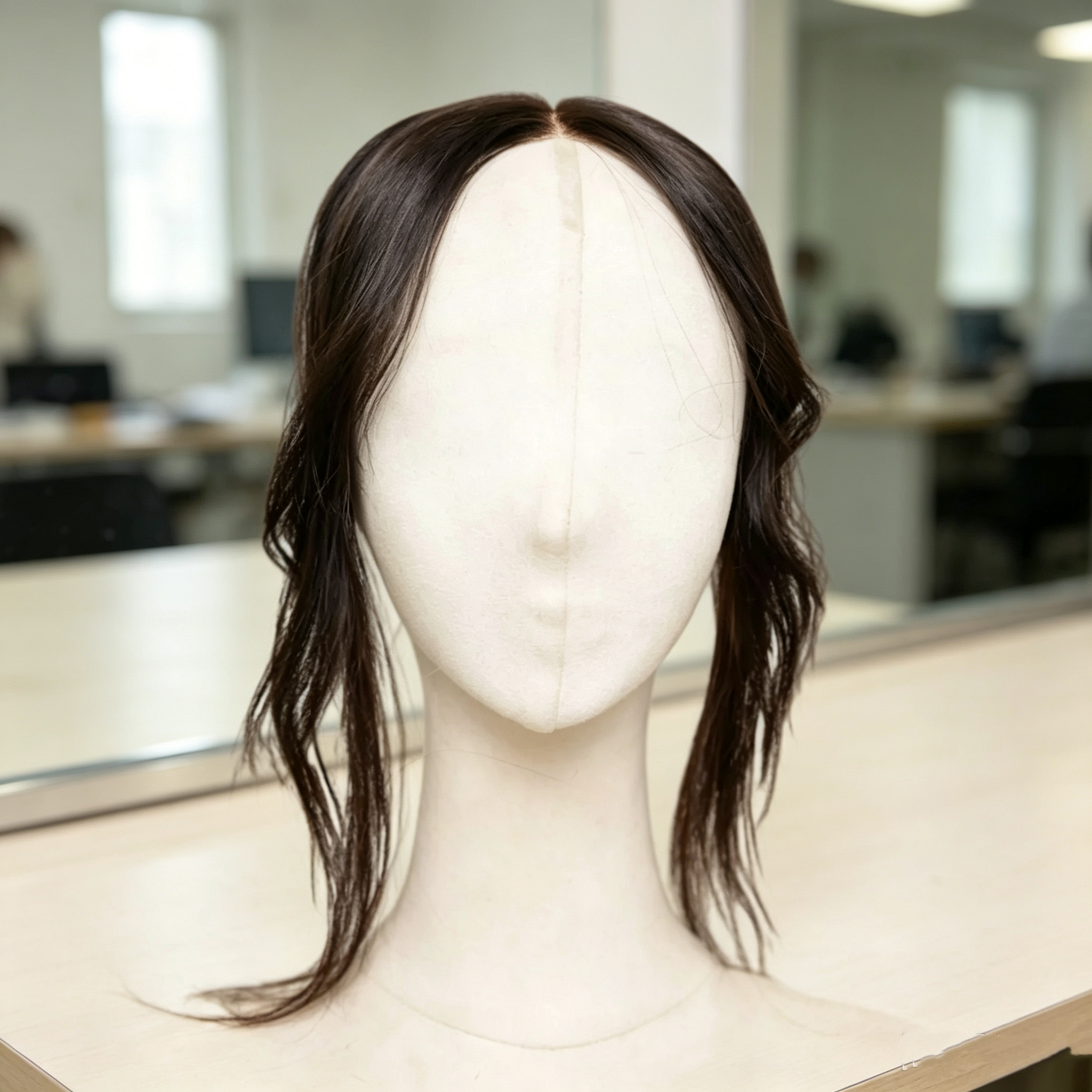 Wavy Hair Topper – Instant Natural Volume Without Clips