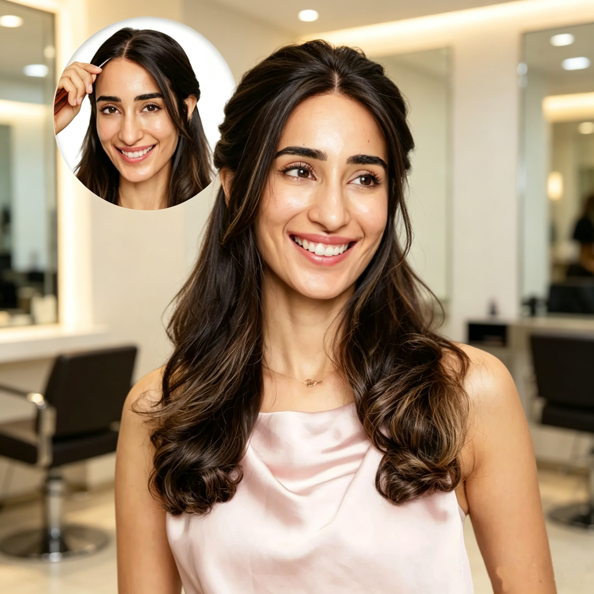Wavy Hair Topper – Instant Natural Volume Without Clips