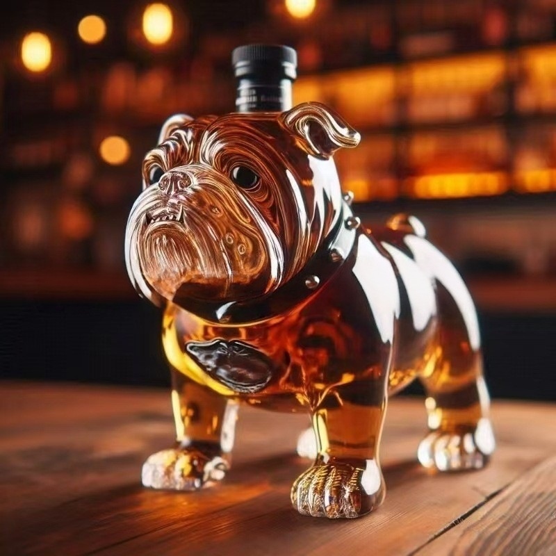 Trendy glass decanter/sub-packaging bottle for spirits