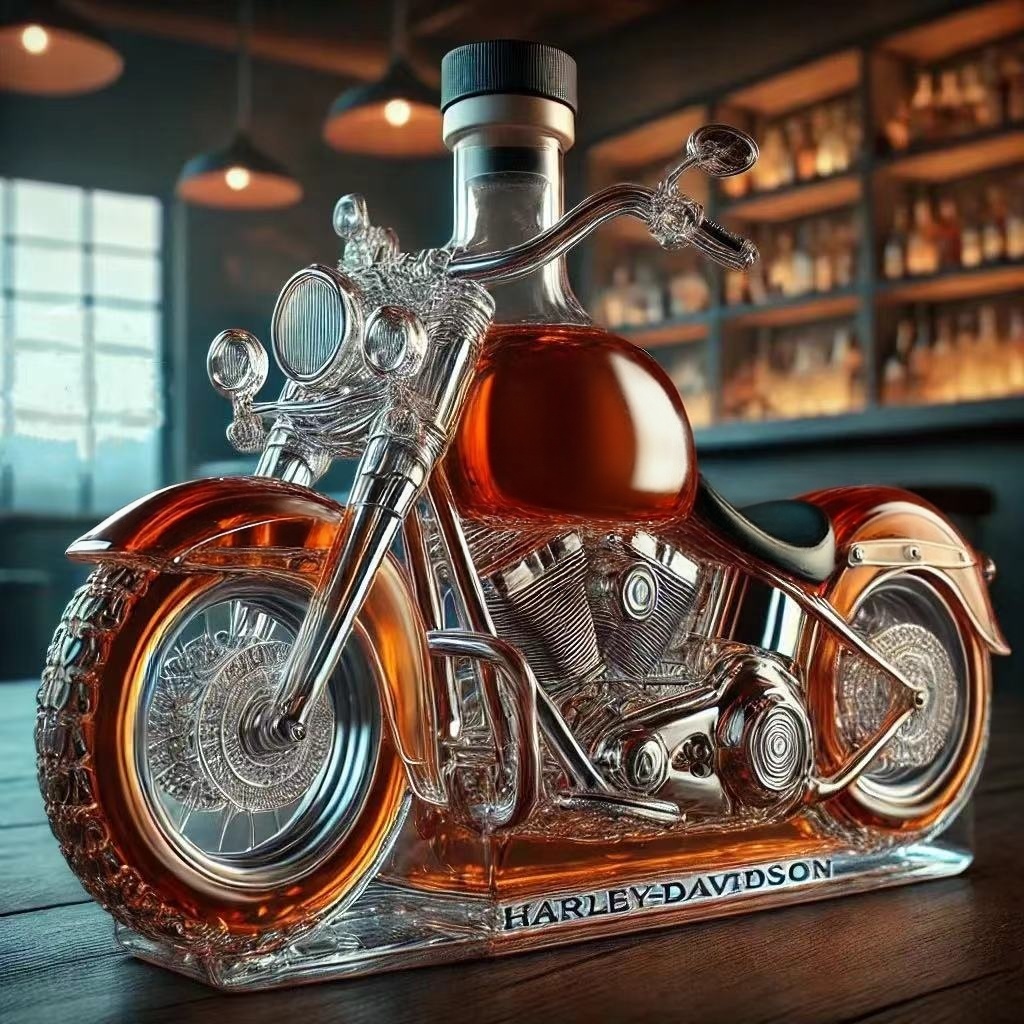 Trendy glass decanter/sub-packaging bottle for spirits