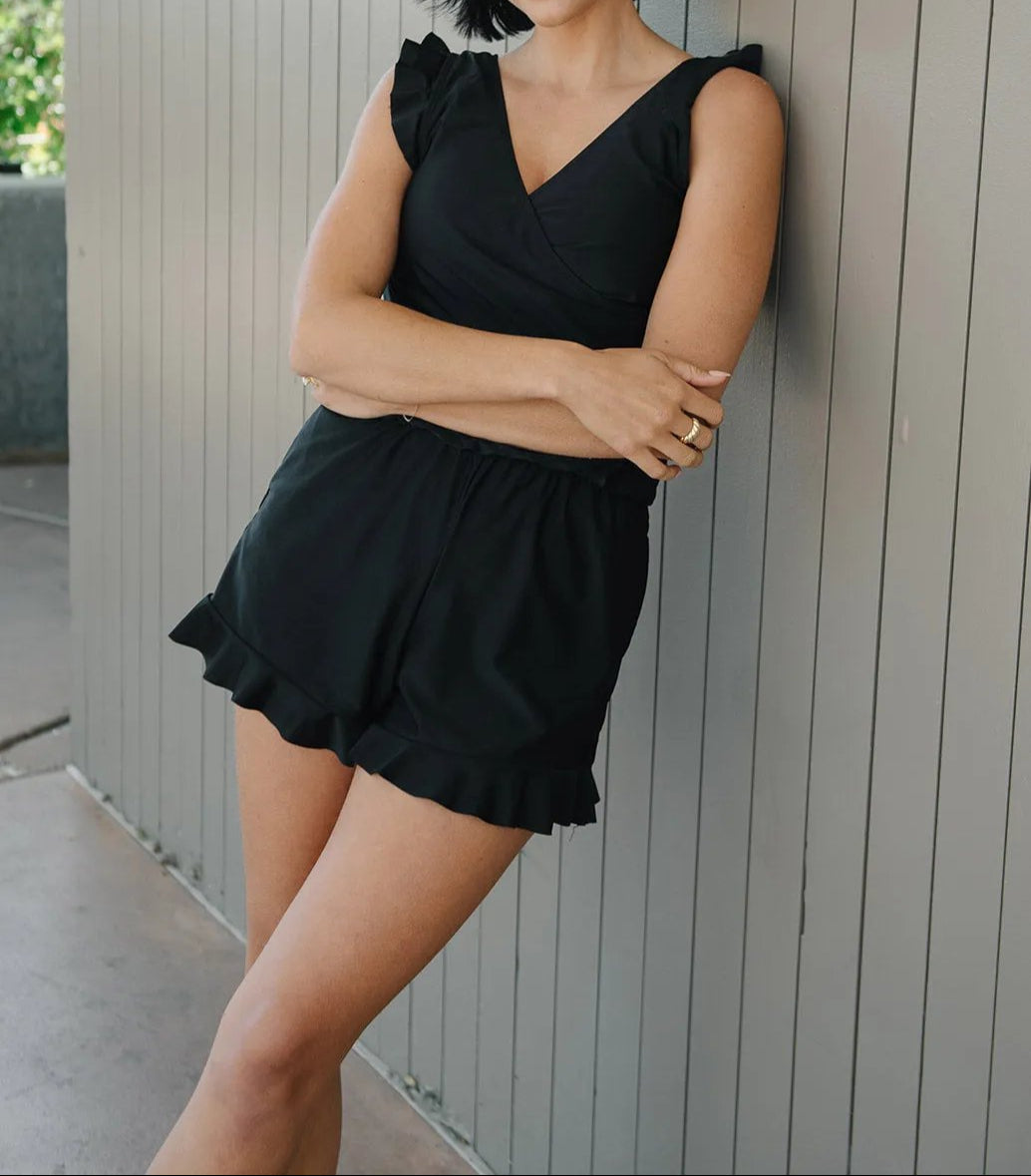 Swim Romper Built-in Bra