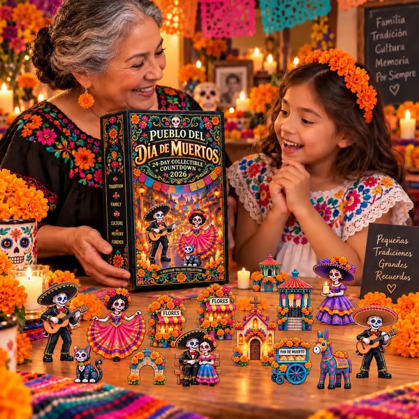 A 24-day countdown calendar for the Day of the Dead