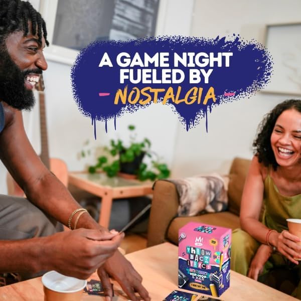 90s & 2000s Throwback Music Card Game – Nostalgic Hip-Hop & R&B Party Game for Adults