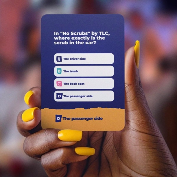 90s & 2000s Throwback Music Card Game – Nostalgic Hip-Hop & R&B Party Game for Adults