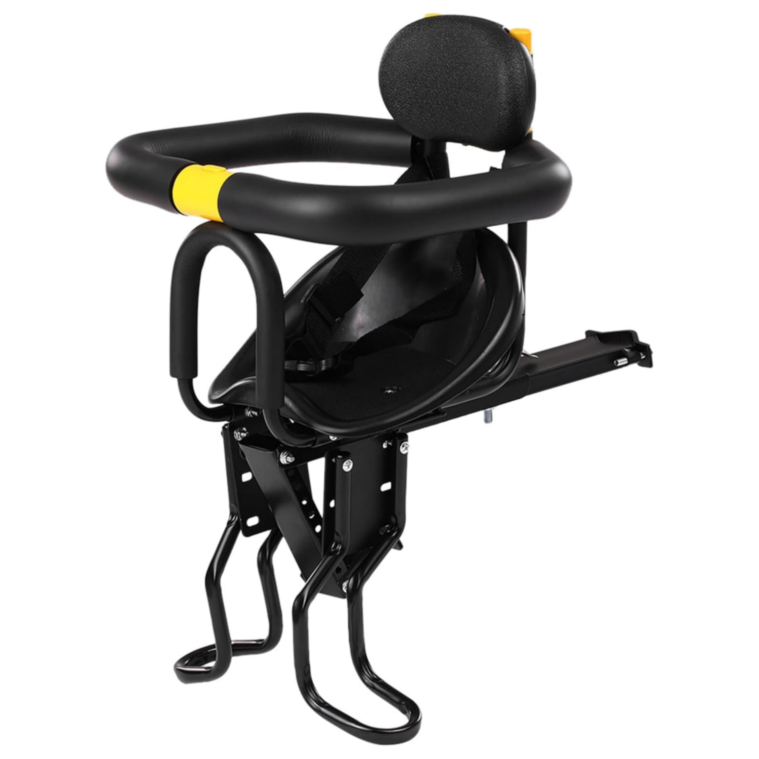 Kids Front Bike Seat – Front-Mount Bicycle Seat with Ramp Handle, Comfortable Child Bike Seat for Adult Bicycles  