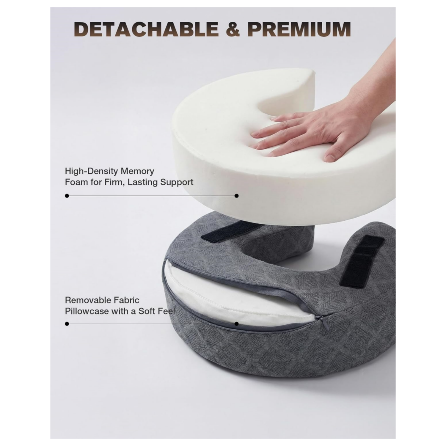 Adjustable Massage Headrest for Bed – Relax Comfortably at Home