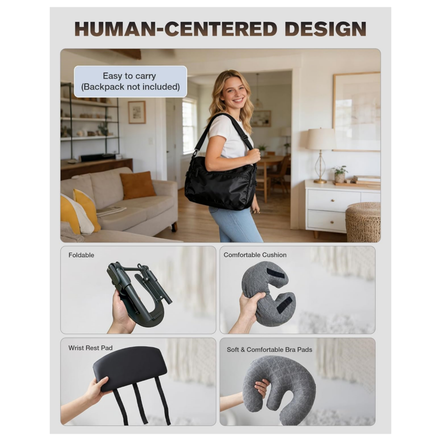 Adjustable Massage Headrest for Bed – Relax Comfortably at Home