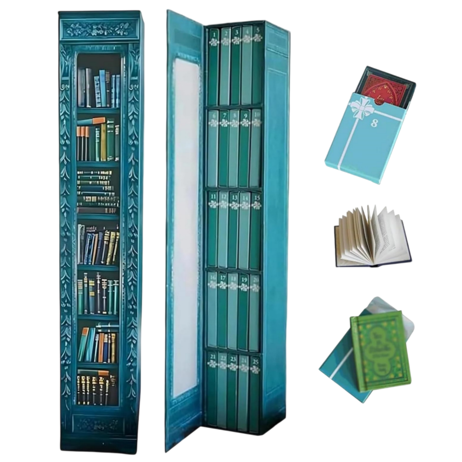 Miniature Book Christmas Calendar