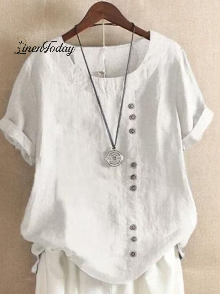 Loose Simple Solid Color Top