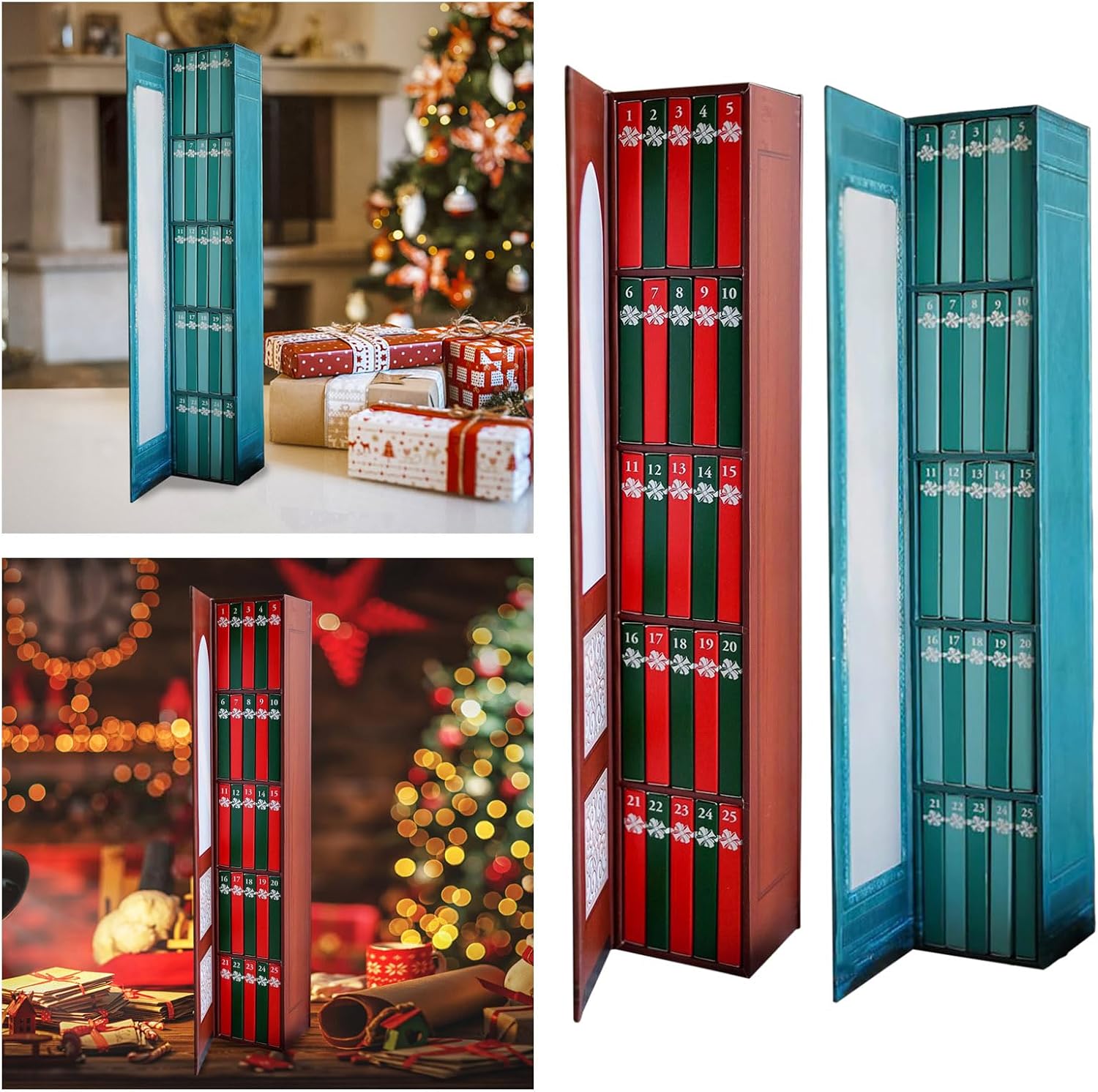 Miniature Book Christmas Calendar