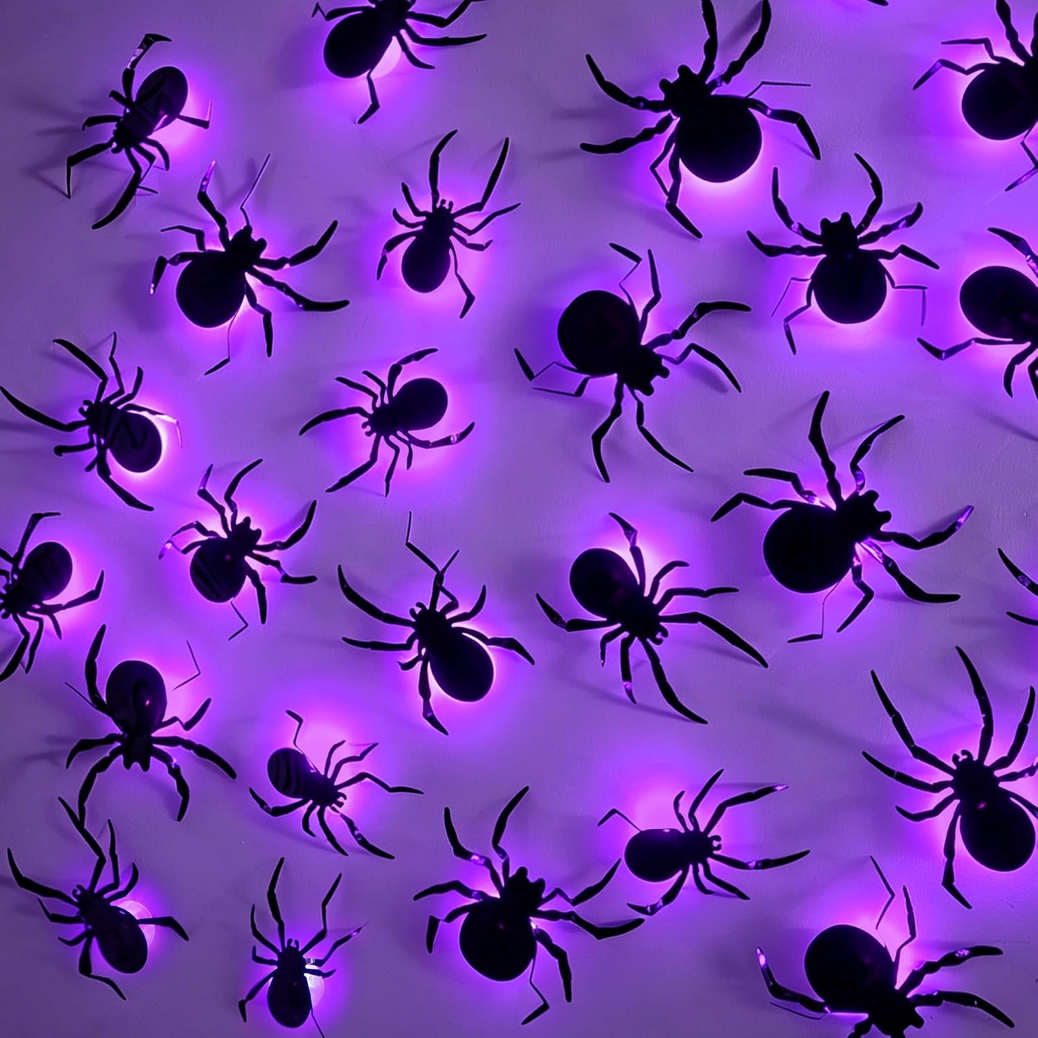 3D Halloween Flying Bats with LED Lights – Spooky Wall Decor for Home & Parties