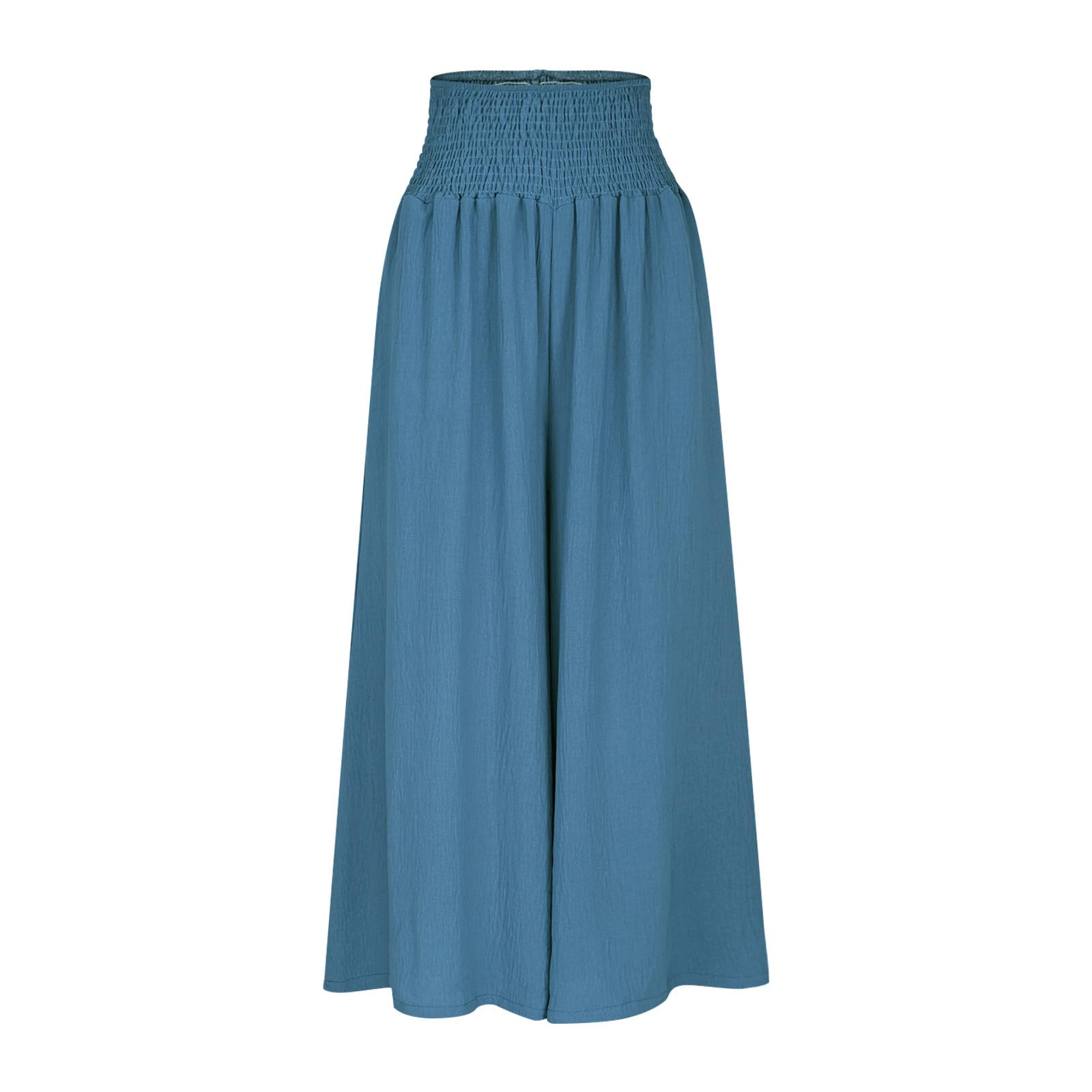 Women's Fashion Casual Wide-Leg Elastic-Waist Pants-XC
