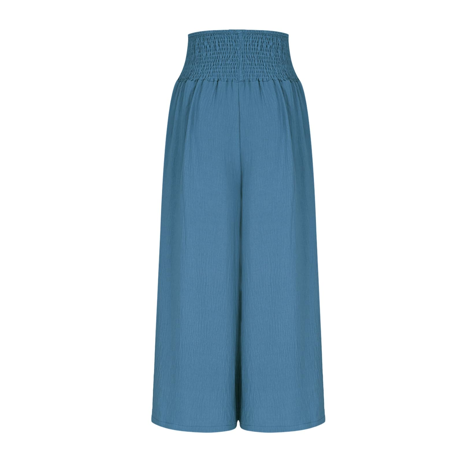 Women's Fashion Casual Wide-Leg Elastic-Waist Pants-XC