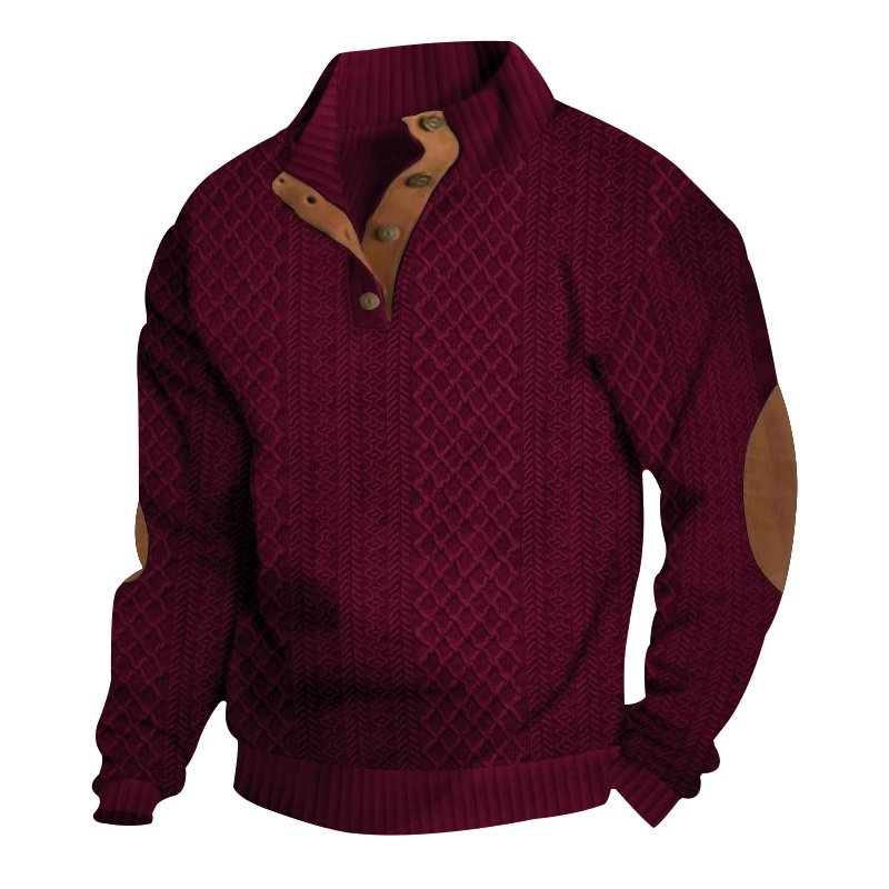 Men's Long Sleeve Cashmere Sports Sweater