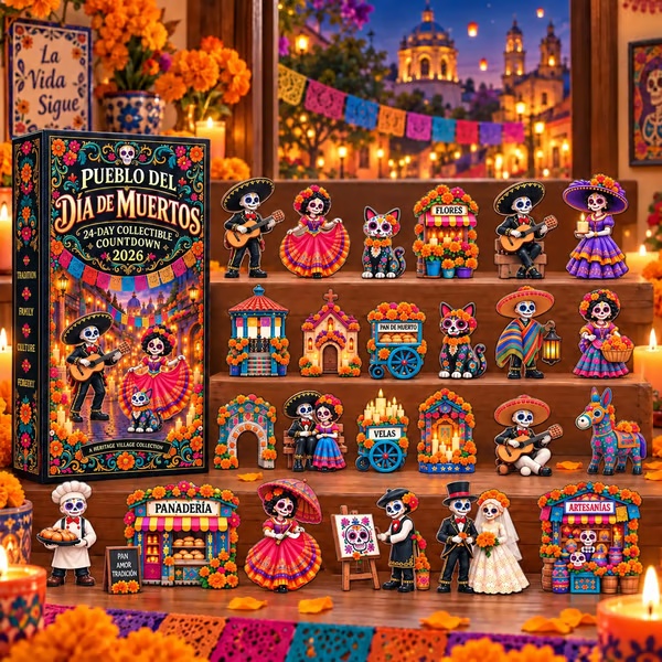 A 24-day countdown calendar for the Day of the Dead