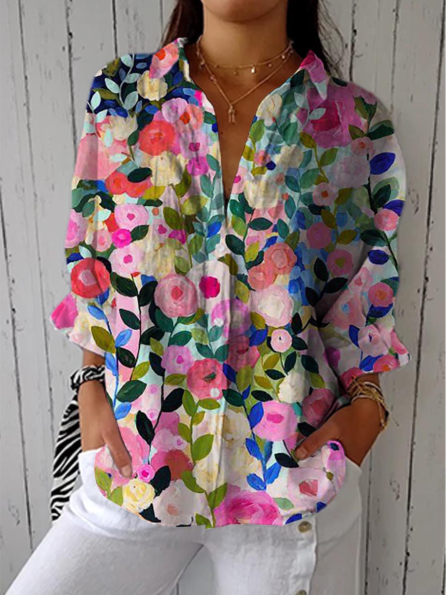 Bloom Canvas Blouse