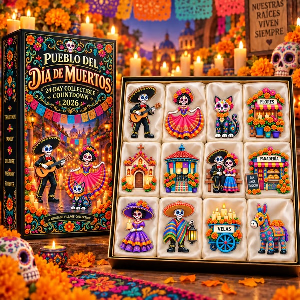 A 24-day countdown calendar for the Day of the Dead