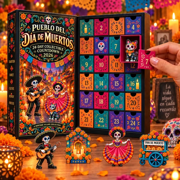 A 24-day countdown calendar for the Day of the Dead