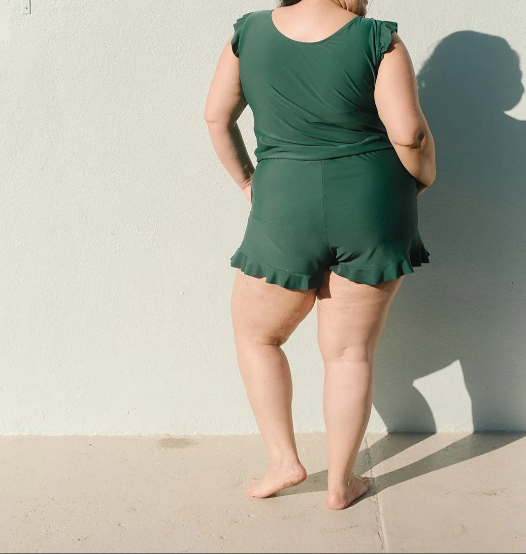Swim Romper Built-in Bra